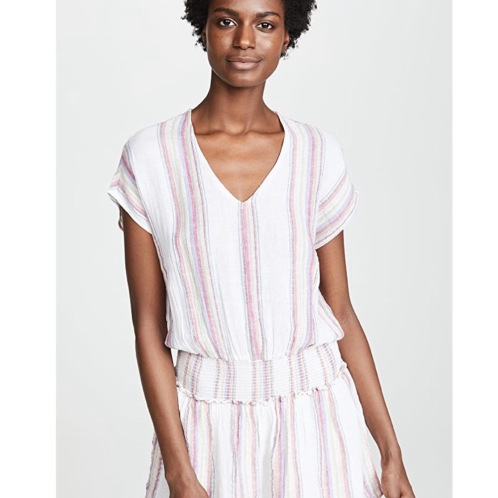 Rails Lucca Havana Stripe Dress